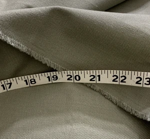 2 yd Green Twill Weave Upholstery Fabric 55" wide Feels Like Lightweight Denim - Picture 1 of 6