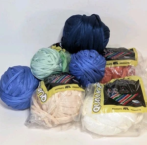 8 Knäuel Nylotex Garn Qualicraft Stricken Zopf Weben Makramee Pastellfarben Basteln - Bild 1 von 6