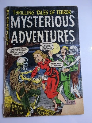 Mysterious Adventures #18 (Story Comics, 1954) Golden Age Pre-Code Horror  - Image 1 of 4