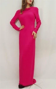 STELLA McCARTNEY Openback Gown Long Dress UK8 Us4-6 New - Picture 1 of 8