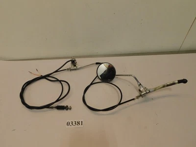 1975 Suzuki TC185 OEM Brake & Clutch Lever & Cables 57620-45010 57420-18602 - Image 1 of 4