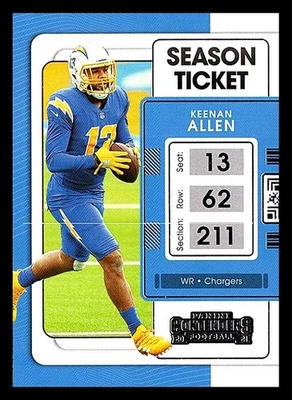 2021 Panini Contenders #52 Keenan Allen - Image 1 of 2
