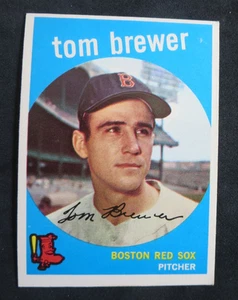1959 Topps Tom Brewer #55 Boston Red Sox EX - Imagen 1 de 2
