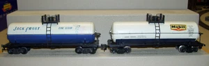 AHM HO Mobil Oil & Jack Frost Cane Sugar Chemical Tank Cars (2), Both Excellent! - Picture 1 of 12