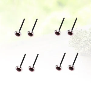 200 pares de ojos de muñeca de plástico transparente para animales peluche álbum de recortes manualidades - Imagen 1 de 11