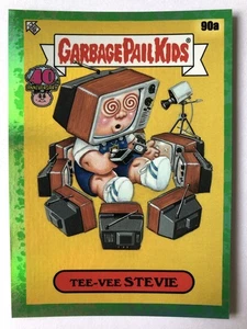 Garbage Pail Kids 40th Anniversary 2025 Tee-Vee Stevie 90a Green - Picture 1 of 2