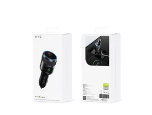 In-Car Charger & FM Transmitter with Voice Assistant – Bluetooth 5.0, Dual USB - Picture 1 of 1
