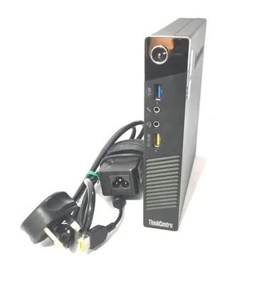 Lenovo M73 Tiny Desktop PC Intel Core i3-4170T 8GB RAM 128GB SSD Windows 10 Pro - Image 1 of 4
