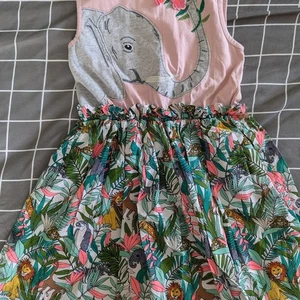 Boden pink elephant jungle zoo dress - Picture 1 of 1