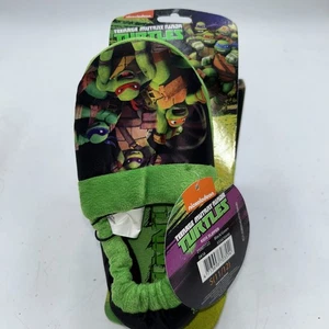 Teenage Mutant Ninja Turtles Slippers Vintage Nickelodeon Boy's 11/12 NWT - Picture 1 of 8