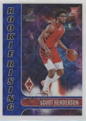 2023 Panini Phoenix Rookie Rising International Blue /35 Scoot Henderson #11 RC - Image 1 of 2