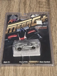 AFX Mega G+ Ford GT Super Car - Silver/Black Brand NEW On Card - Picture 1 of 1