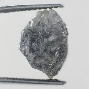 Natural Loose Raw 6.30 Carat Uncut Silver Grayish Fancy Rough Uncut Diamond - Picture 1 of 1