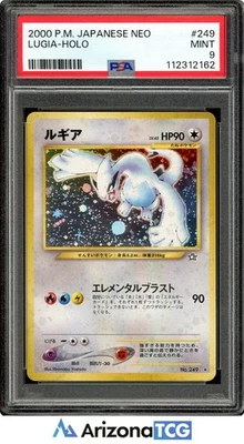 Pokemon 2000 Lugia #249 Holo Neo japonés PSA 9 Foto 1 de 3
