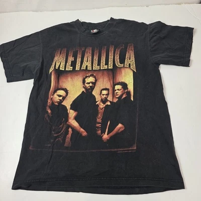 Camiseta Metallica Vintage 1998 Load North America Tour Fechas Etiqueta Gigante Mediana Foto 1 de 4