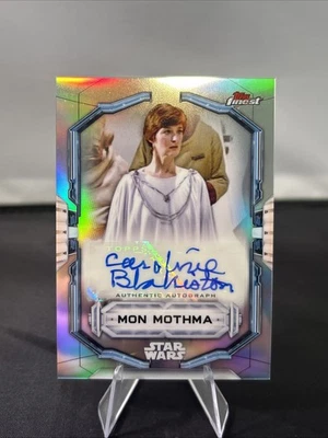 Caroline Blakiston as Mon Mothma 2022 Topps Star Wars Finest Autograph Card Auto - Image 1 of 2