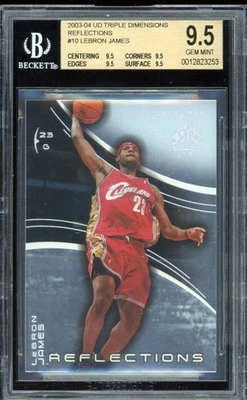 LeBron James Rookie Card 2003-04 UD Triple Dimensions #10 BGS 9.5 - Image 1 of 2