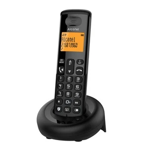 ALCATEL E260 Telefon Schwarz, großer beleuchteter Bildschirm - Zdjęcie 1 z 7