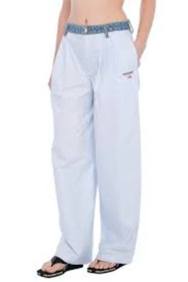 Alexander Wang Wang Sport Striped Wide-Leg Pants Size small XS - Image 1 of 4