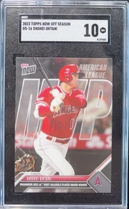 Shohei Ohtani 2023 Topps Now Off Season OS16 AL MVP SGC 10 91 - Picture 1 of 2