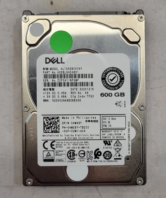 NEW - Dell Toshiba 600GB SAS HDD - 04WX8Y - AL15SEB060NY - SEE DESCRIPTION! - Image 1 of 3