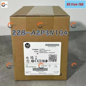 New AB 22B-A2P3N104 Power Flex 40 0.4 kW 0.5 HP AC Drive 22BA2P3N104 US Free Tax - Picture 1 of 5