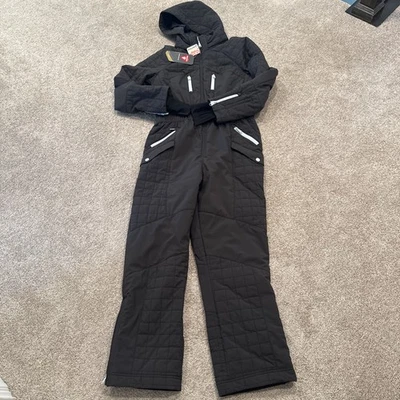 Women’s Size Large FP Movement Free People All Prepped Ski Suit Black - Image 1 of 4
