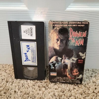 Driven To Kill VHS PM Home Video (1991) Jake Jacobs Tape - Image 1 of 4