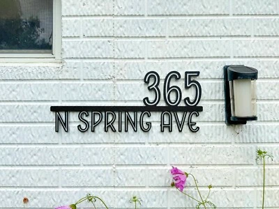 18-36 inch Modern House Address Numbers Letters For Exterior Outside Address - Image 1 of 4