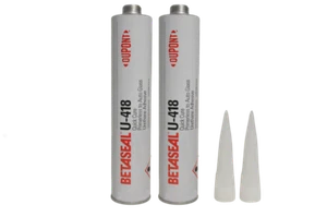 (2) Tubes U-418 Dow Auto Glass Adhesive, Urethane-Primerless 10.5oz 310ml - Picture 1 of 4