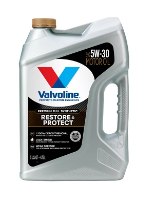 Valvoline Restore & Protect Full Synthetic 5W-30 Motor Oil 5 QT - Image 1 of 4
