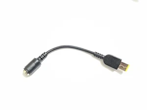 7.9mm Round Jack to Square End Adapter Pigtail for IBM Lenovo Thinkpad Ultrabook - Picture 1 of 5