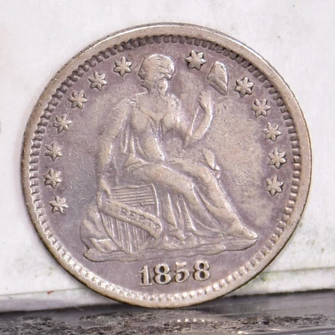 1858-O Half Dime - VF (47682-L) Cover