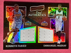 2016-17 Panini Aficionado RELIC /299 #29 Kenneth Faried Mudiay Denver Nuggets - Bild 1 von 3