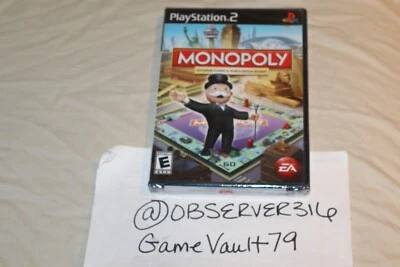 Monopoly (Sony PlayStation 2, 2008) PS2 NEW SEALED - Image 1 of 4