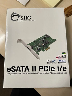 SIIG eSATA II PCI Express x1 Controller Card - Image 1 of 4