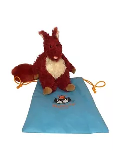 Jellycat Bunglie rotes Eichhörnchen im Ruhestand weiches Plüschtier süß selten mit Staubbeutel 11 Zoll - Bild 1 von 13