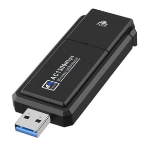 USB 3.0 WiFi Adapter 1300Mbps Wireless Network Adapter Dongle Dual Band 2.4/5GHZ - Picture 1 of 10