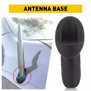 Black Antenna Bezel Base Fits For Toyota Tundra 07-18 Antenna Base Trim Adapter - Zdjęcie 1 z 10
