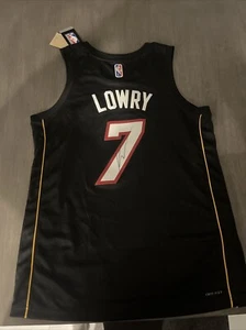 Signed Kyle Lowry Miami Heat Jersey - Picture 1 of 2