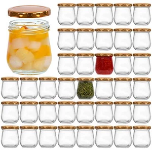 40 PACK 6oz Mason Jars Canning Jelly Jars with Lids, Ideal for Jam, Honey, We... - Picture 1 of 7