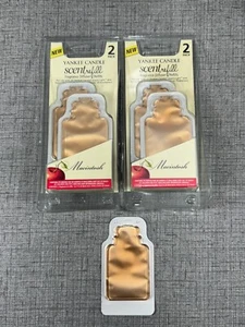 Lot Of 2 Yankee Candle 2-Pack Macintosh + 1 Loose Scent Refill New - Picture 1 of 4
