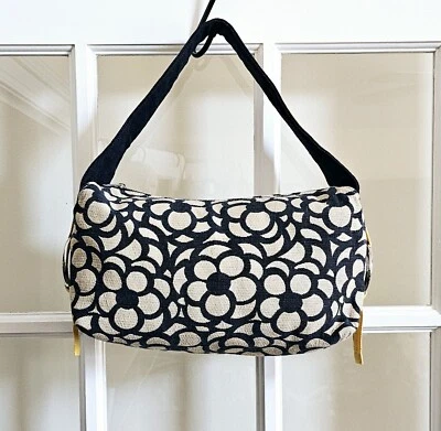 Lisa Lill Studio Tapiz Bolso de Hombro Floral Hobo Cartera Azul Tostado Amarillo Foto 1 de 4