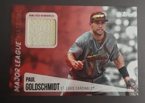 2019 Topps Paul Goldschmidt Major League Material Bat Relic Card #MLM-PG - Picture 1 of 2