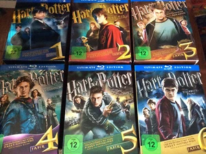 Harry Potter 1 2 3 4 5 6 [18 Blu Ray] ULTIMATE Edition Kammer Orden Feuerkelch - Bild 1 von 1