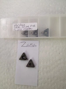 5 NEW VARDEX 3ER 20UN THREADING CARBIDE INSERTS. GRADE: P15   -REF# Z656- - Picture 1 of 1