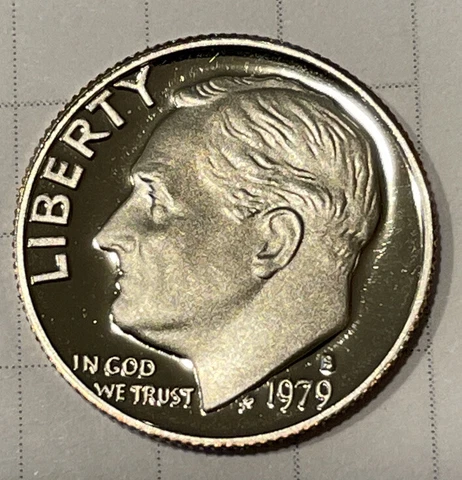 1979 S Proof Roosevelt Dime From Proof Set With Free Shipping Cover
