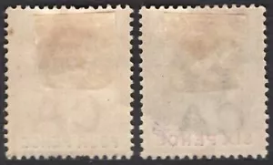 Gibraltar Año 1898 4 y 6 Pence / Victoria */MH - Bild 1 von 2