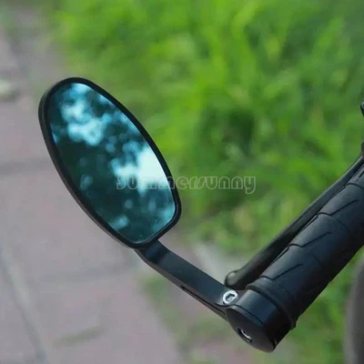 Anti Glare Black Motorcycle Bar End Mirrors For Aprilia Tuono V4 APRC 1100 RR - Image 1 of 4