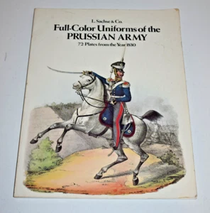 Full Color Uniforms of the Prussian Army- L. Sachse - 72 Color Plates - Imagen 1 de 11